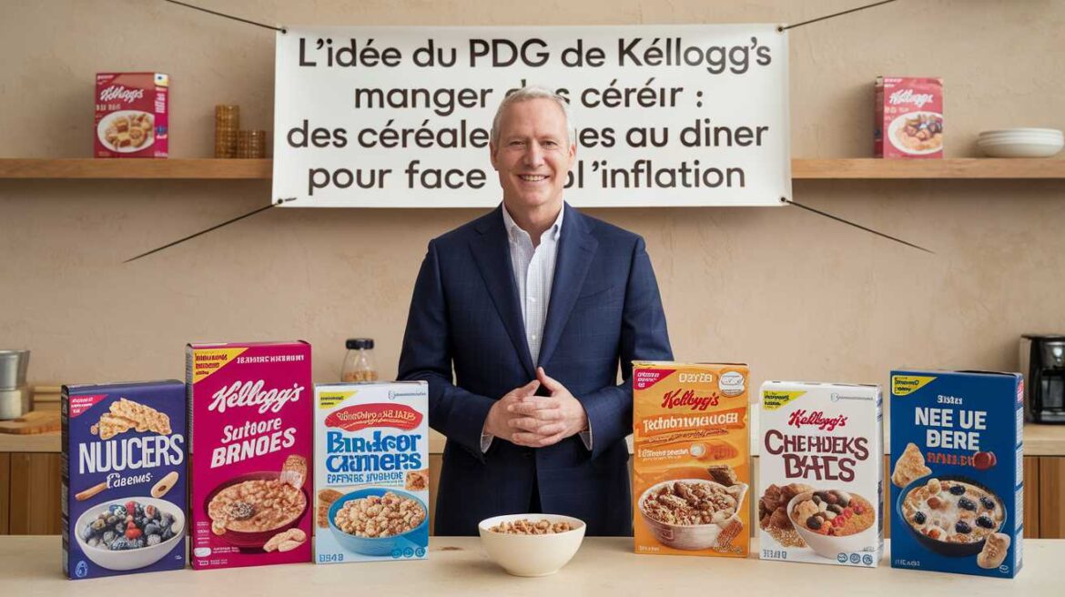 L&rsquo;id&eacute;e du pdg de kellogg&rsquo;s : manger des c&eacute;r&eacute;ales au d&icirc;ner pour faire face &agrave; l&rsquo;inflation