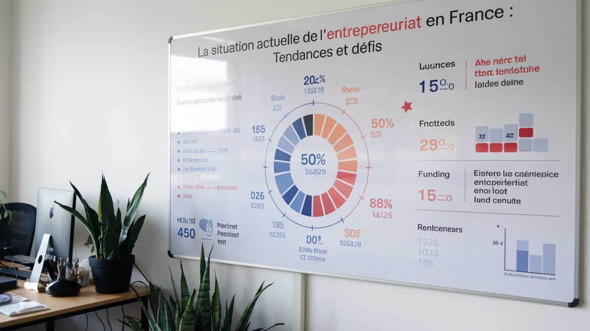 La situation actuelle de l&rsquo;entrepreneuriat en France : tendances et d&eacute;fis