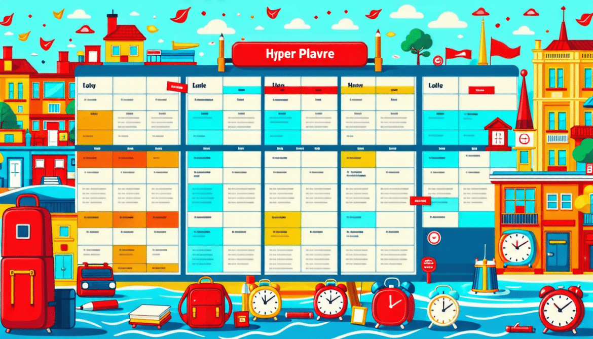 Hyperplanning Le Havre : optimiser son emploi du temps scolaire