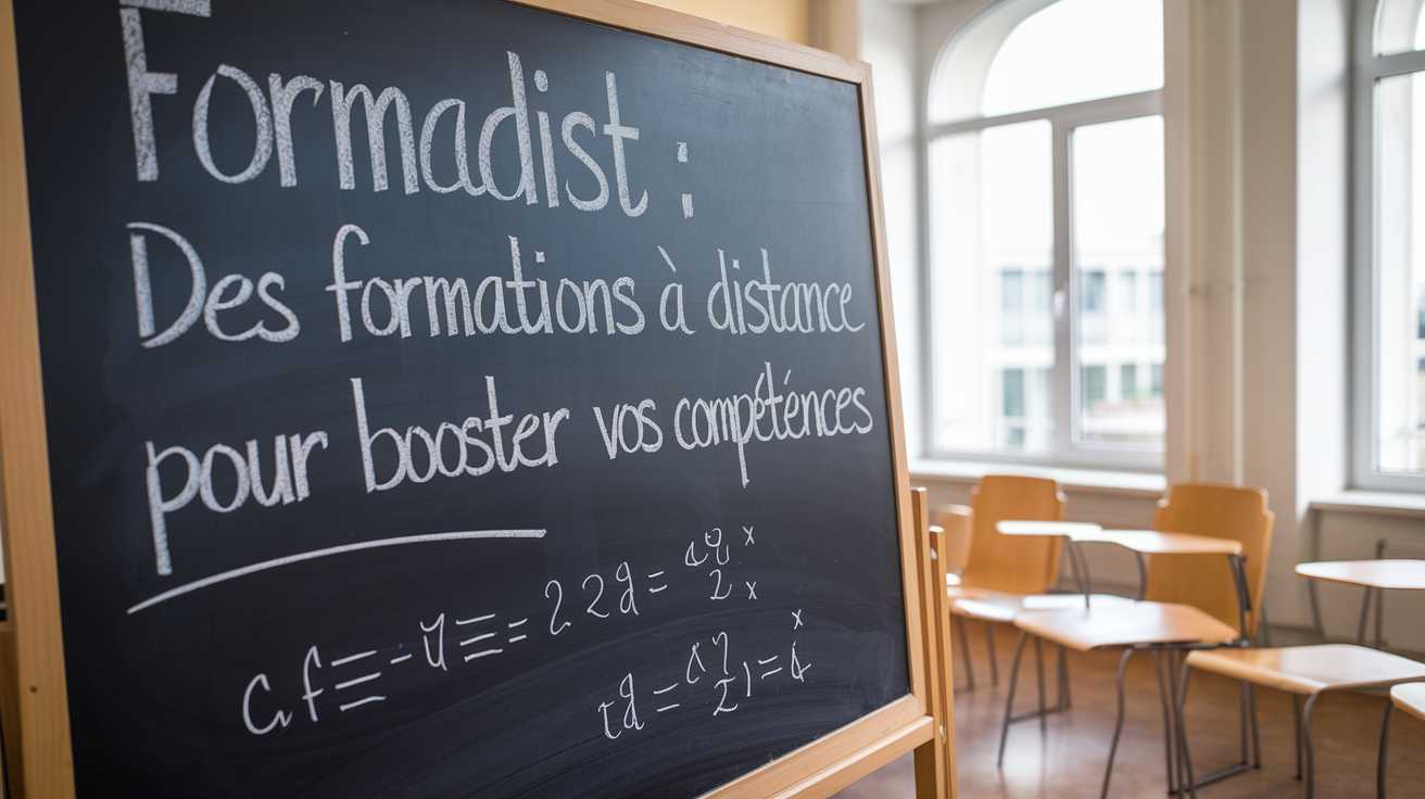 Formadist : boostez vos compétences avec des formations à distance