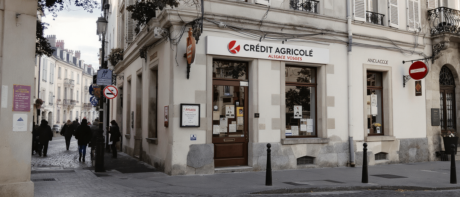 Credit Agricole Alsace Vosges services financiers et gestion de compte pour les particuliers et professionnels