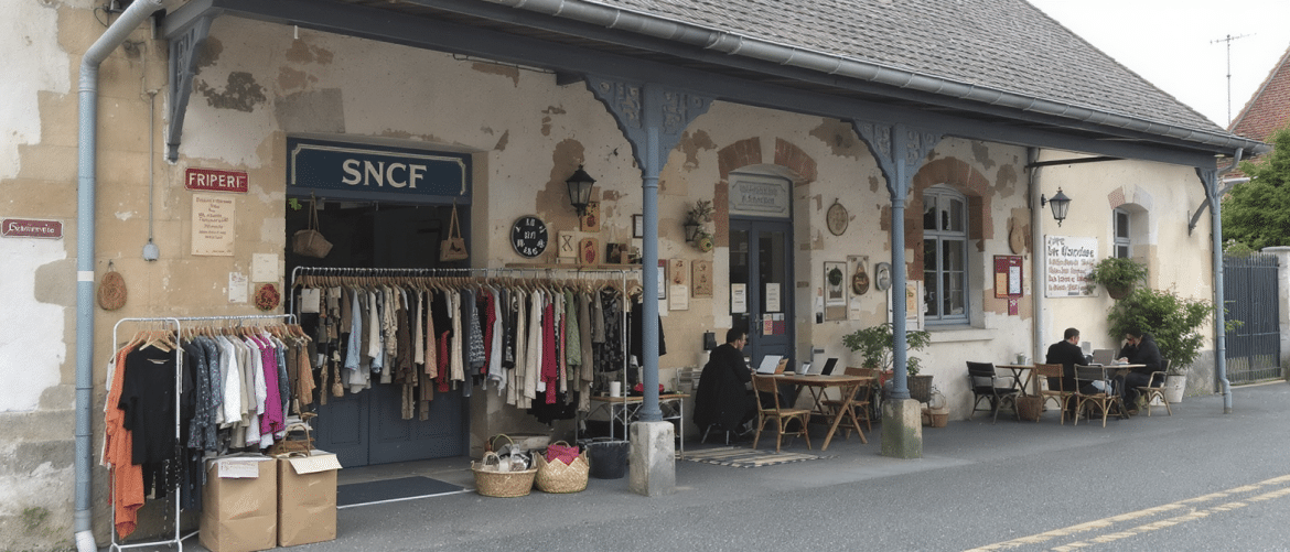 Petites gares SNCF : entre friperies et espaces de coworking, une renaissance pour préserver le patrimoine