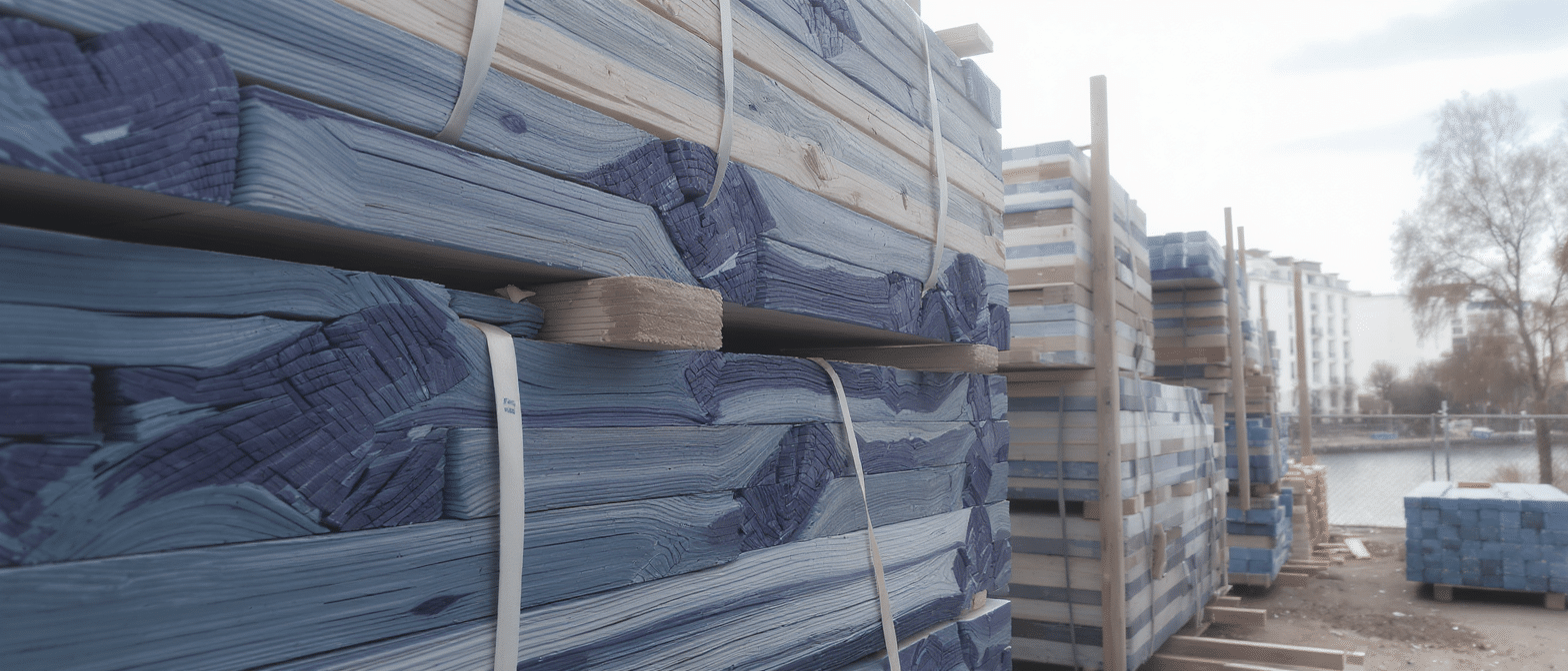 &Agrave; Lyon, un projet immobilier mise sur le &laquo; bois bleu &raquo;, un mat&eacute;riau &eacute;cologique souvent ignor&eacute; &agrave; cause d&rsquo;un champignon