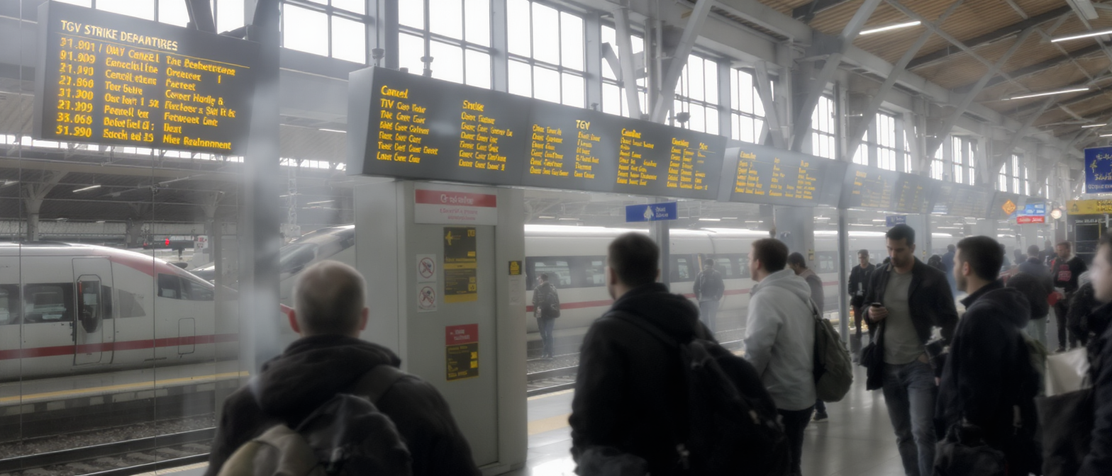 SNCF en grève : le trafic régional lourdement impacté et un TGV sur trois suspendu