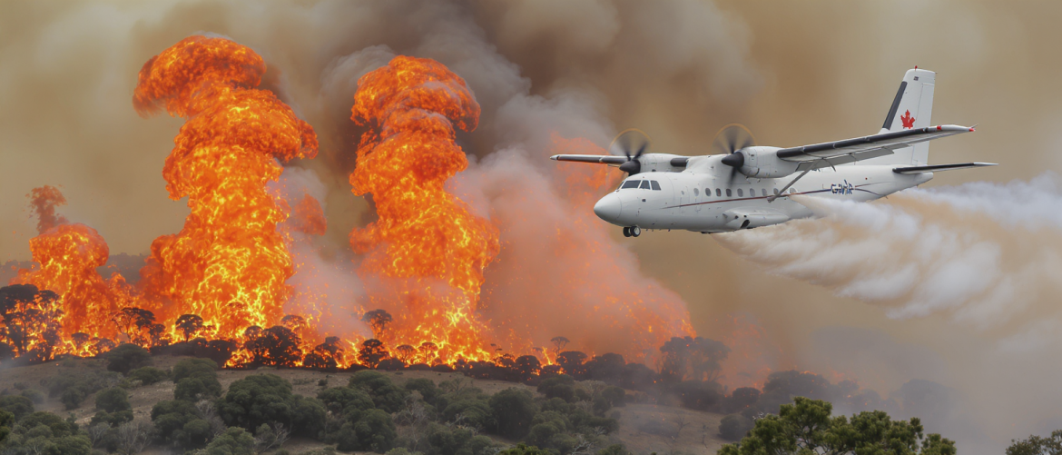 Incendies : entre la puissance des flammes, la multitude des foyers et les d&eacute;fis techniques des Canadair