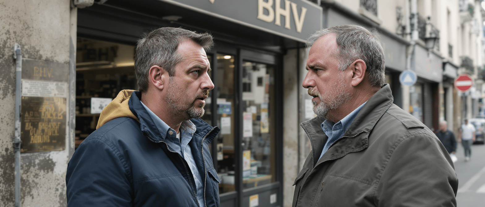 un mois après la reprise du bhv, les nouveaux propriétaires se retrouvent en conflit avec leur bailleur, suscitant des tensions autour des conditions du bail et de la gestion du magasin.