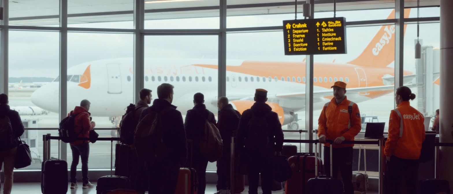 EasyJet confront&eacute;e &agrave; une importante gr&egrave;ve des h&ocirc;tesses et stewards, provoquant l’annulation d’une centaine de vols depuis la France