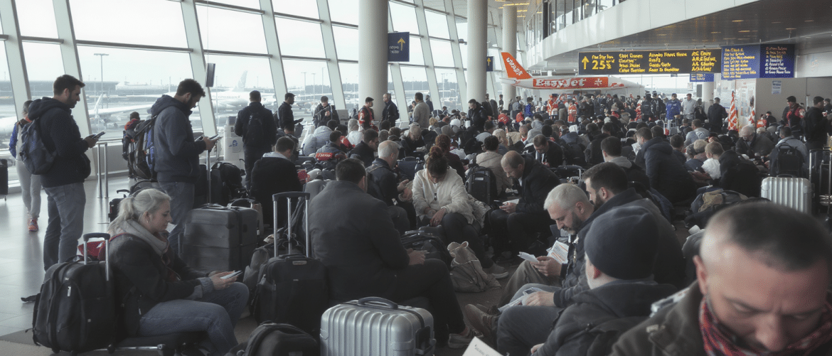 EasyJet confront&eacute;e &agrave; une importante gr&egrave;ve des h&ocirc;tesses et stewards, provoquant l’annulation d’une centaine de vols depuis la France