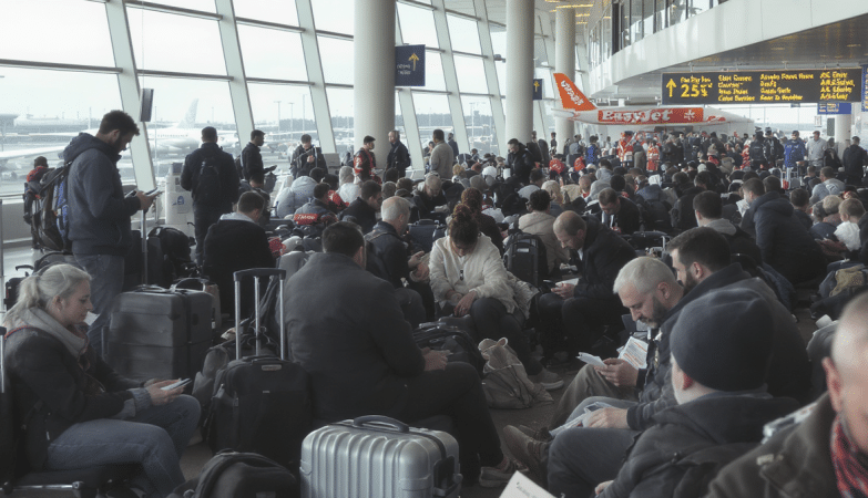 EasyJet confront&eacute;e &agrave; une importante gr&egrave;ve des h&ocirc;tesses et stewards, provoquant l’annulation d’une centaine de vols depuis la France