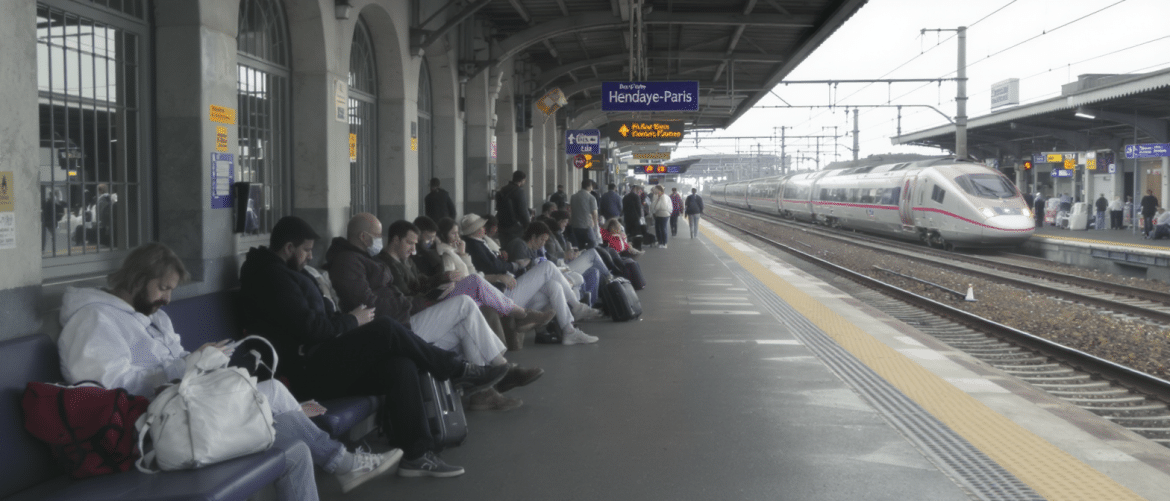 TGV Hendaye-Paris : Douze heures d’attente pour les voyageurs apr&egrave;s un coup de foudre sur la ligne