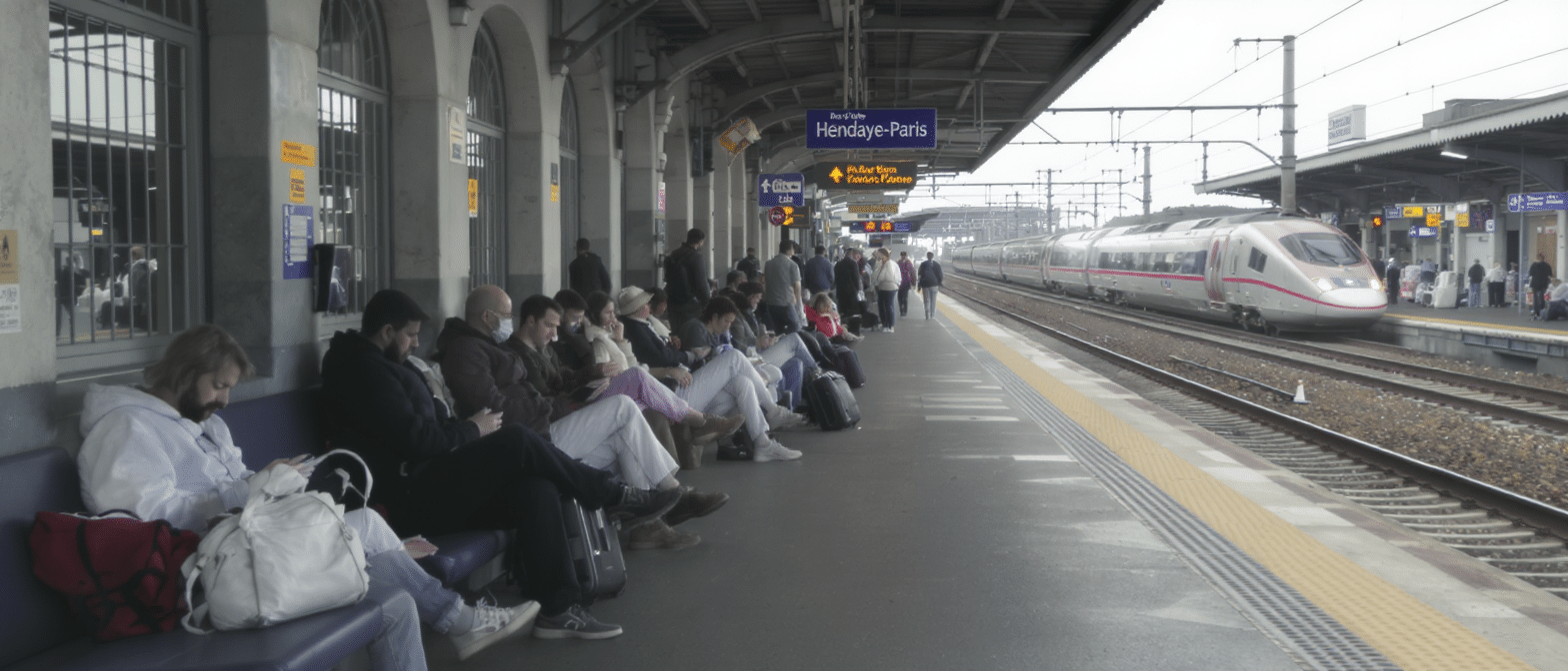 découvrez l'incroyable mésaventure des voyageurs du tgv hendaye-paris, confrontés à douze heures d'attente après un coup de foudre sur la ligne. suivez les détails de cet incident exceptionnel et ses conséquences.